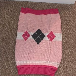 Pink Dog Sweater - Size M